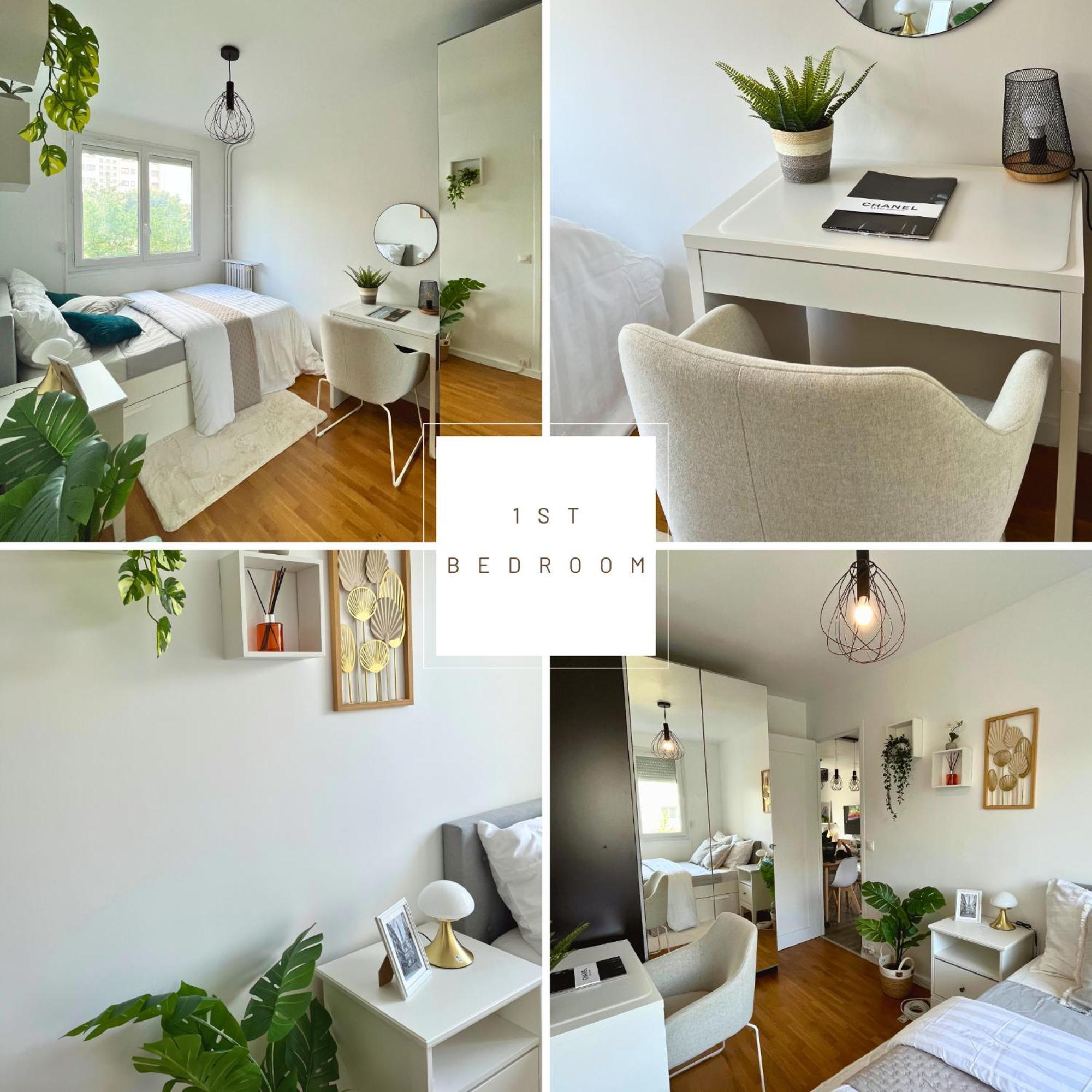Entire 60M2 Apartment - Close To Paris - Parking - Kitchen - 2Min Rerb - Olympic'24 Бур-ла-Рен Экстерьер фото