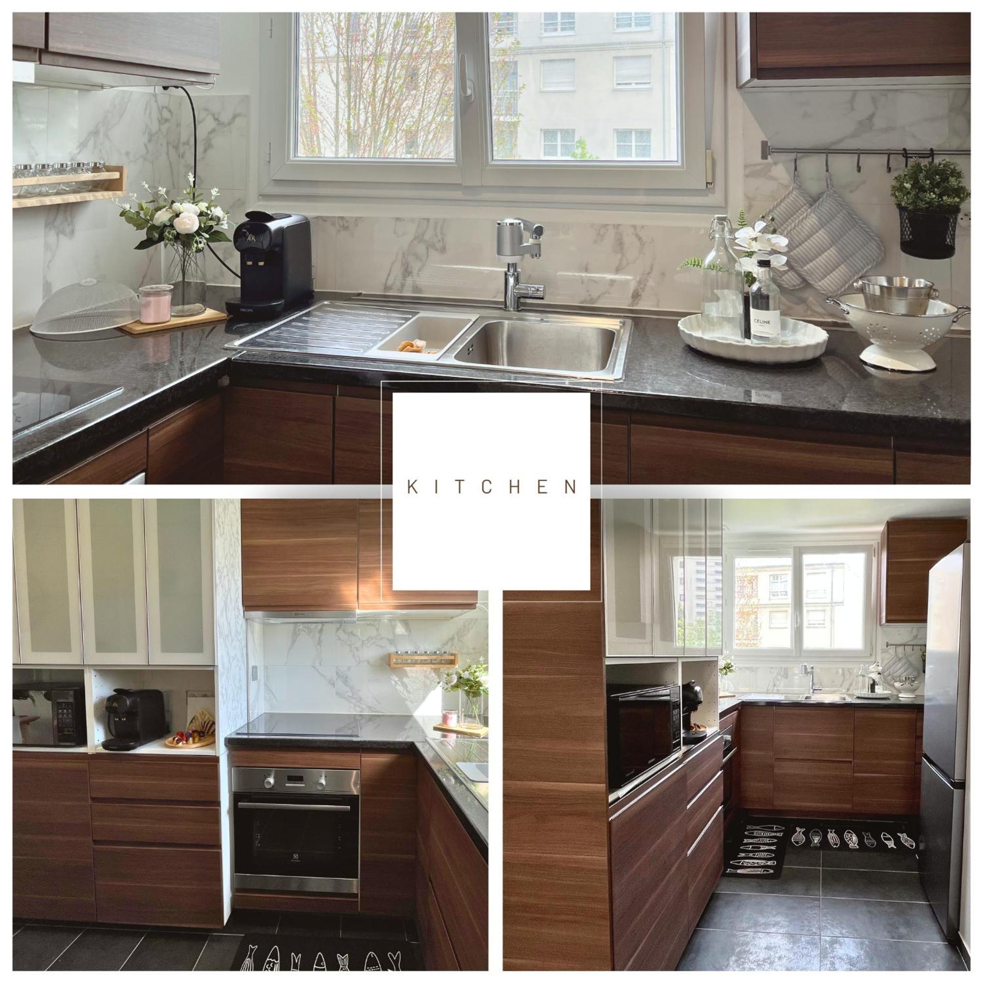 Entire 60M2 Apartment - Close To Paris - Parking - Kitchen - 2Min Rerb - Olympic'24 Бур-ла-Рен Экстерьер фото